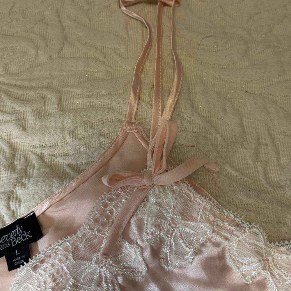 Beverly and Beck light pink cami top L - Picture 5 of 10